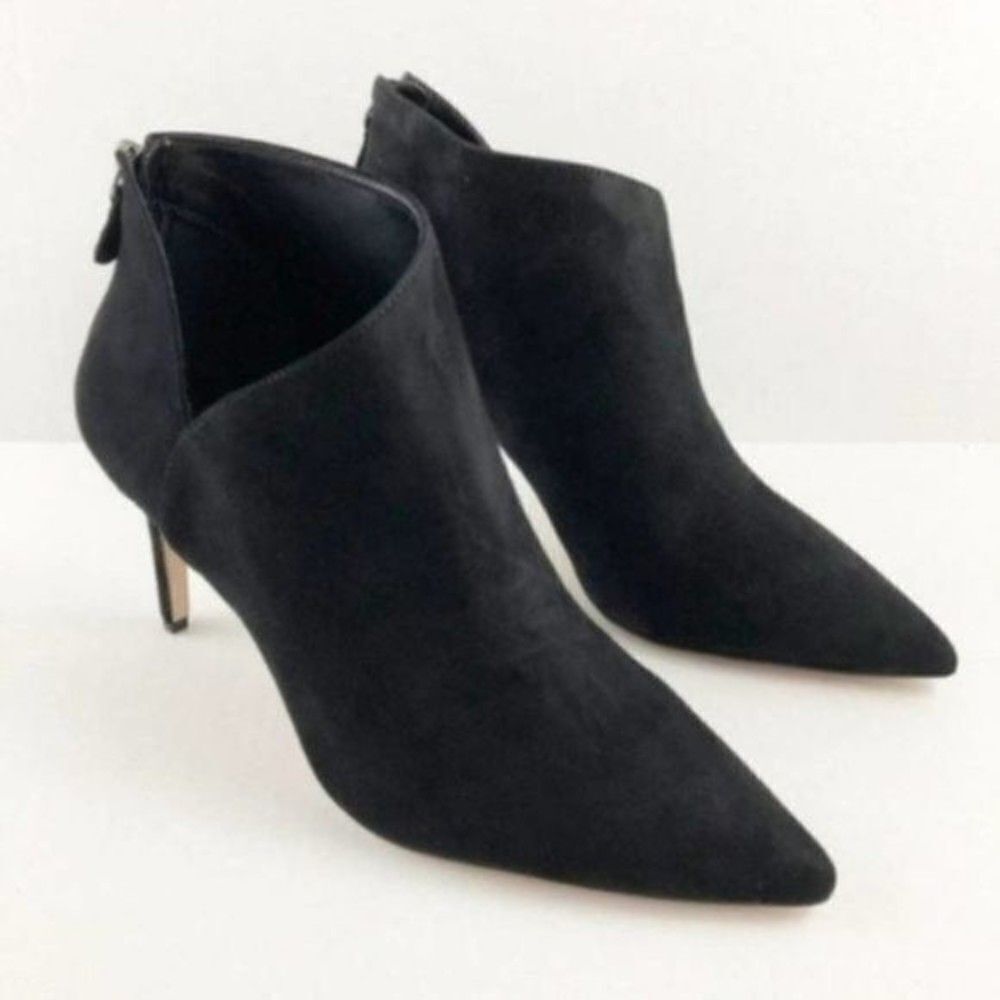 Enzo Angiolini Ruthely Suede Booties – Timeless Elegance with a Modern Edge